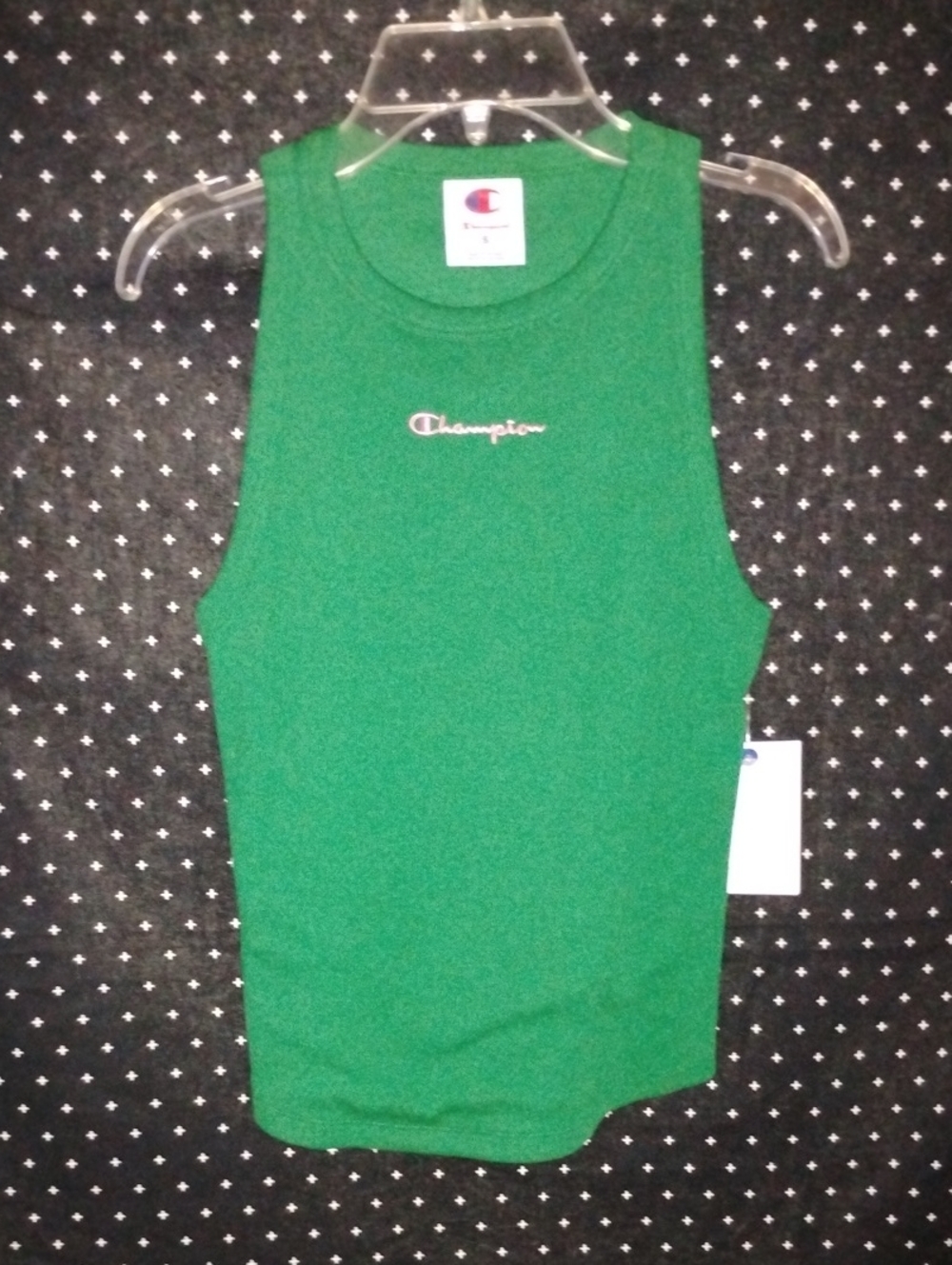 Champion Green Ribbed Tank Top - Picture 6 of 6